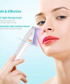 Acne Light Therapy Xpreen Wireless Rechargeable Light Acne Treatment Device Acne Clearing Eraser with Blue Light and Red Light