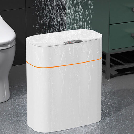 Smart Trash Can With Lid For Bedroom And Living Room Kitchen Storage Box Trash Can Induction Small Car Box Automatic Smart Dustbin Smart Trash Bin - Image 8